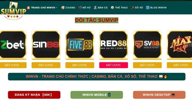 Sumvip – Cổng Game Đổi Thưởng Uy Tín Hàng Đầu Châu Á