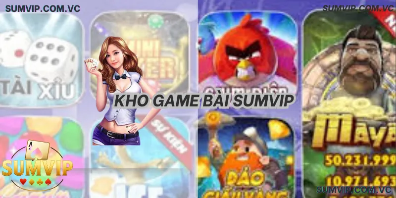 Kho Game Bài SumVIP – Đa dạng trò chơi, giao diện quen thuộc, dễ chơi.