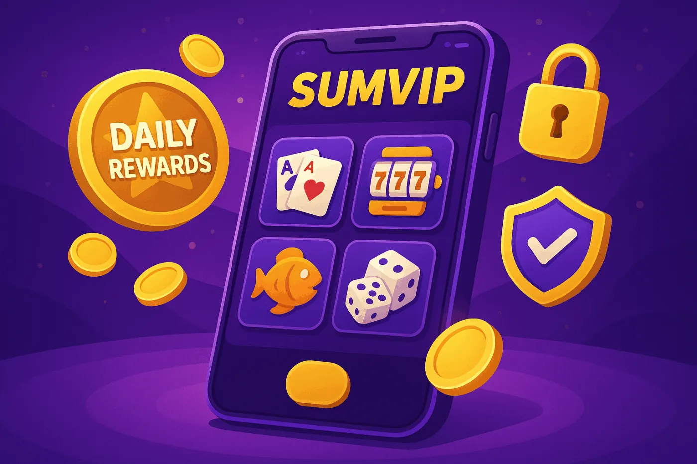 SUMVIP - Cổng game đổi thưởng casino, nổ hũ, xổ số, bắn cá